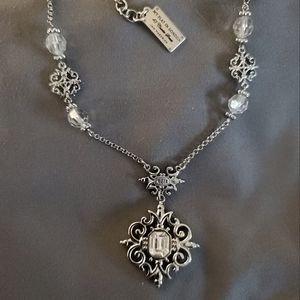 Brighton My Flat in London Necklace with Crystal Pendant